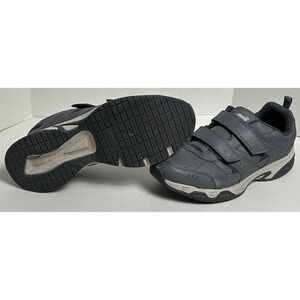 Avia Mens A1443MBV Avi-Union II‎ Black Strap Leather Non-Slip Size 11.5 Sneakers